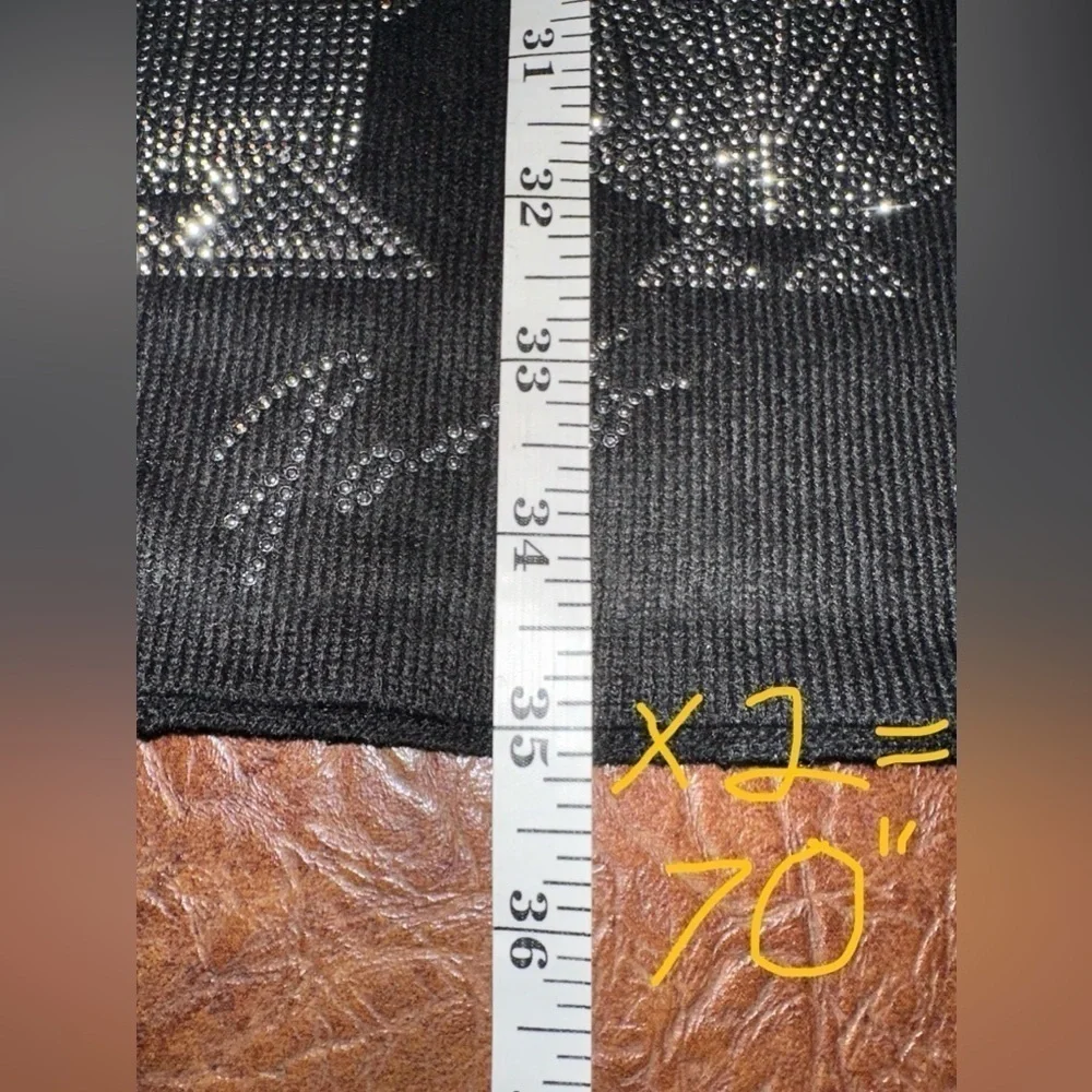 NWT Super cute CHOUPETTE AND KARL EMBELLISHED SCARF from KARL LAGERFELD PARIS.